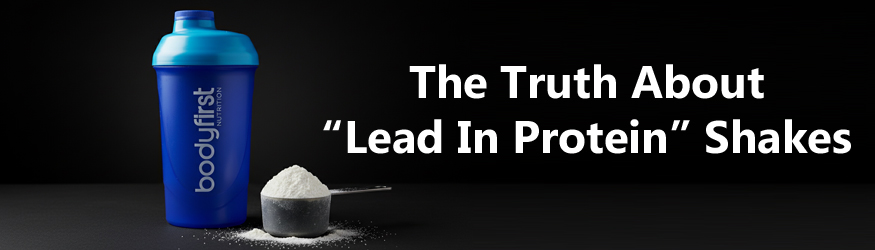 The Truth About Lead In Protein Shakers Banner for Blog post