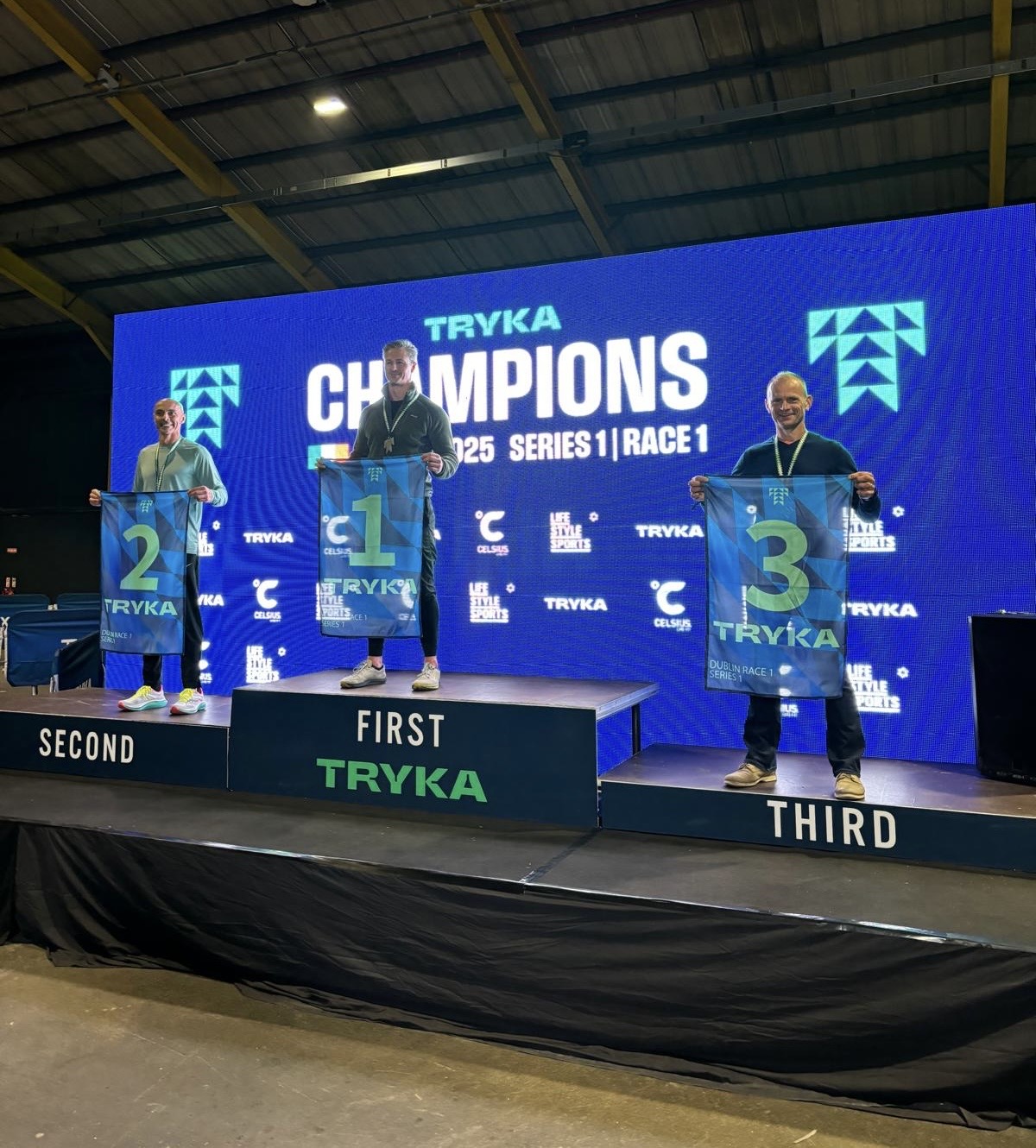 Ray Shah Tryka Podium